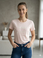 Dámske tričko Guess - slaboružové
