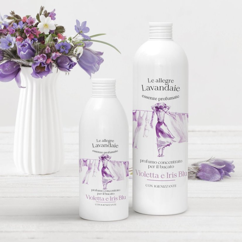ambientata violetta e iris