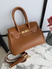 Dámska kožena kabelka Gigi mini - hnedá