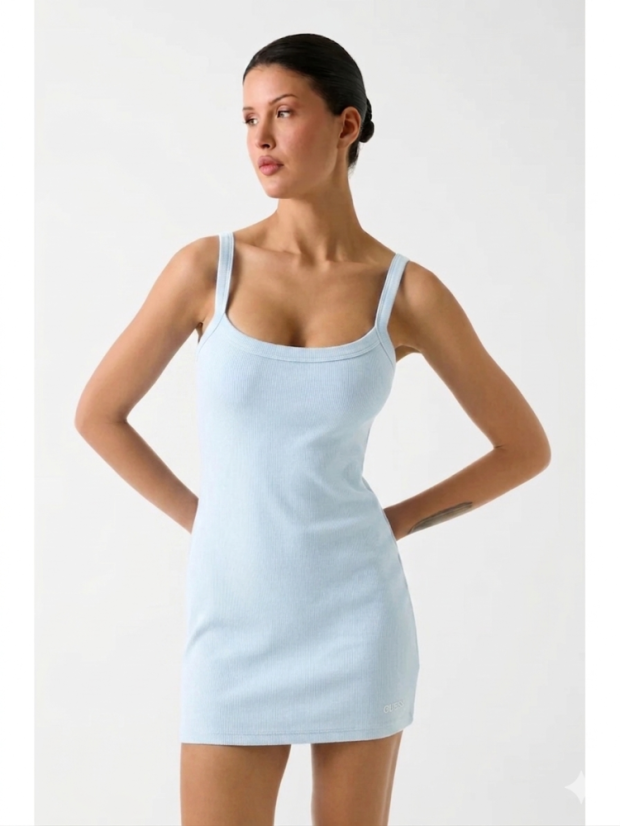 Dámske šaty Guess - slabomodré - Veľkosť: L